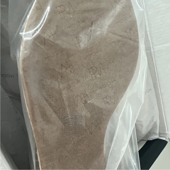 Pelle Moda Women Konner Wedge Sandal Espadrille Natural Beige Suede Linen 8.5 - Picture 13 of 14